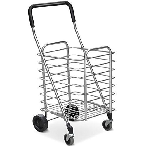 Gotobuy Travel Shopping Cart Folding Swivel Wheel Grocery