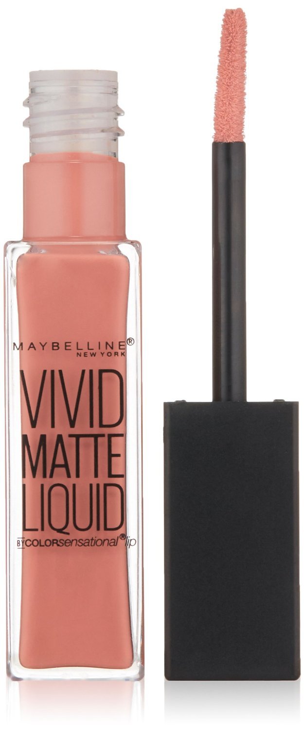 Maybelline New York Color Sensational Vivid Matte Liquid, Nude Flush