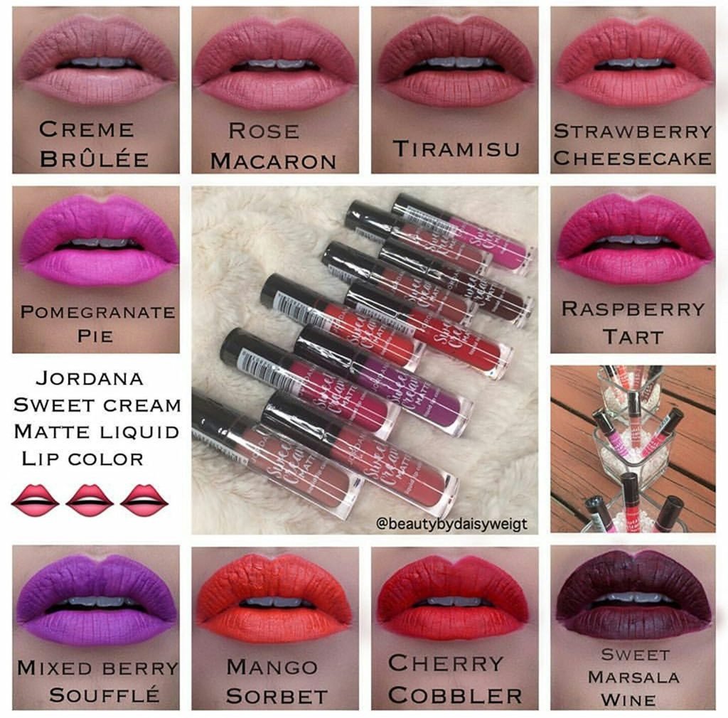 Jordana Sweet Cream Matte Liquid Lip Color 07 Tiramisu