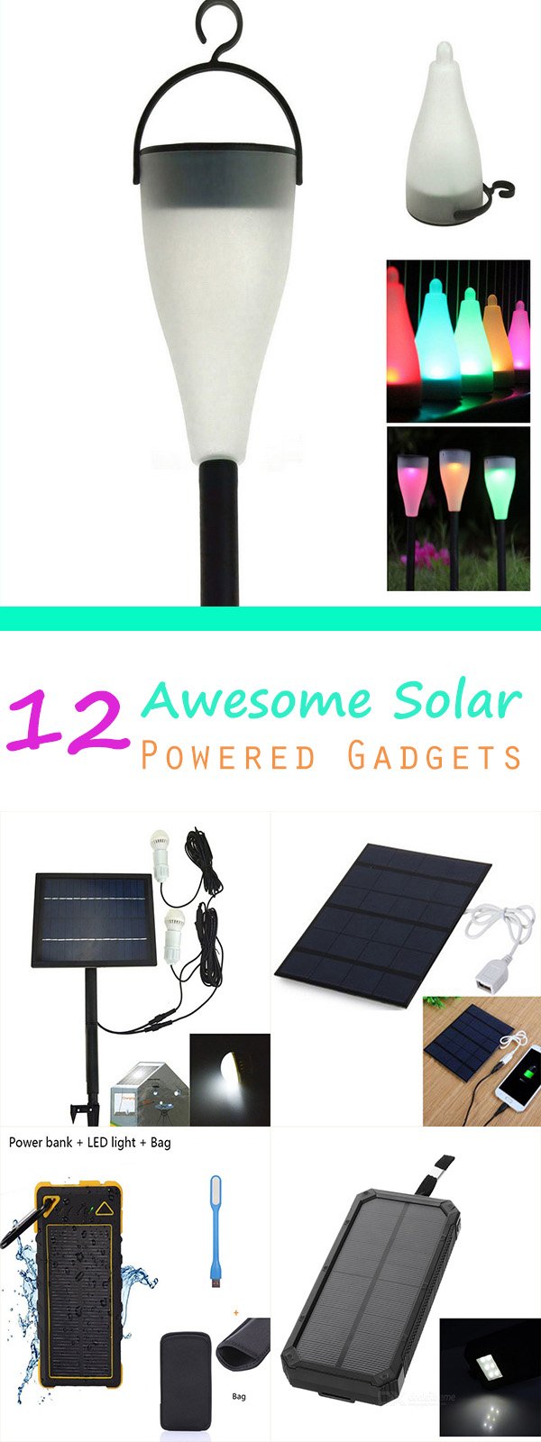 12 Awesome Solar Powered Gadgets