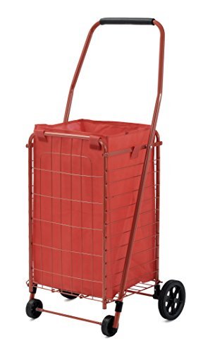 Sandusky Folding Shopping Cart, 66 lbs Capacity