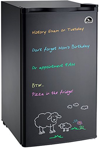 Erase Board Refrigerator with Neon Markers