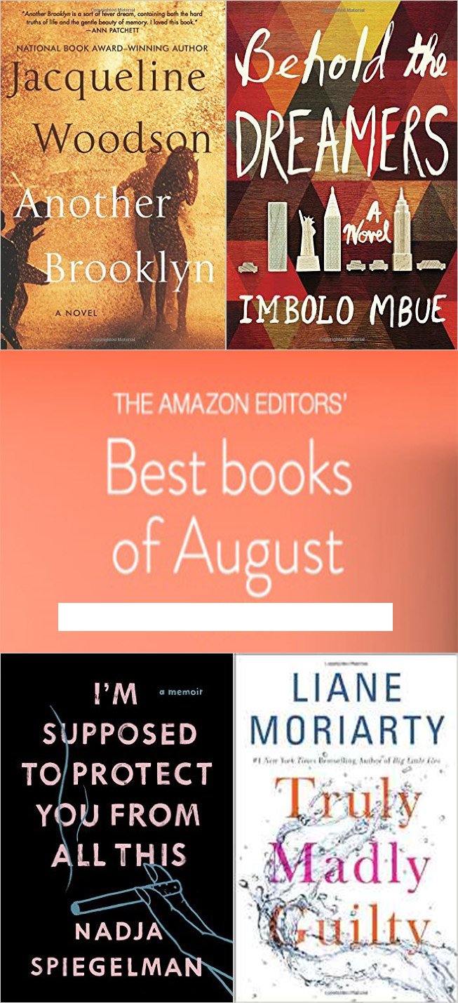 THE AMAZON EDITORS' Best books of August