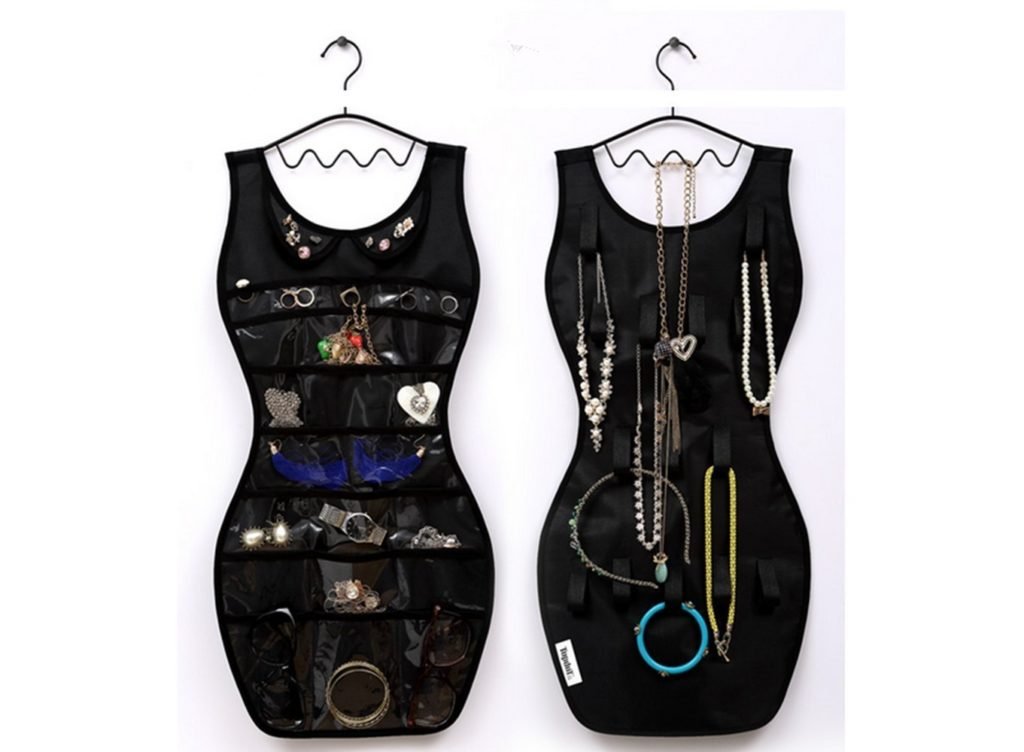 On the way Jewelry Orgnaizer - Non-Woven Organizer Hanging With Hander Jewelry Holder 