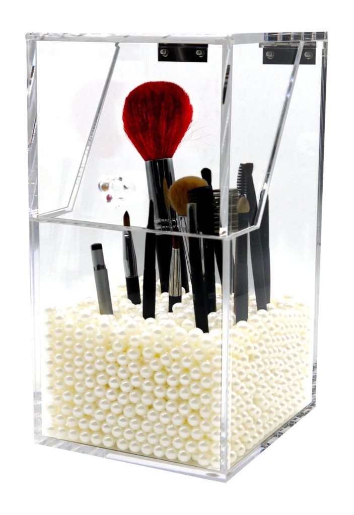 Makeup Brush Holder Dustproof Storage Box Premium Quality