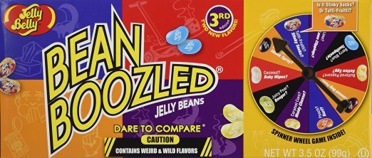 Jelly Belly Bean Boozled with Spinner Wheel Game 4th Edition
