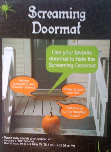 1 X Pressure Sensitive SCREAMING DOORMAT Halloween Decoration BATTERY OPERATED