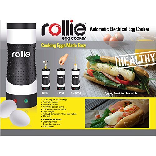 Rollie Hands-Free Automatic Electric Vertical Nonstick Easy Quick Egg Cooker