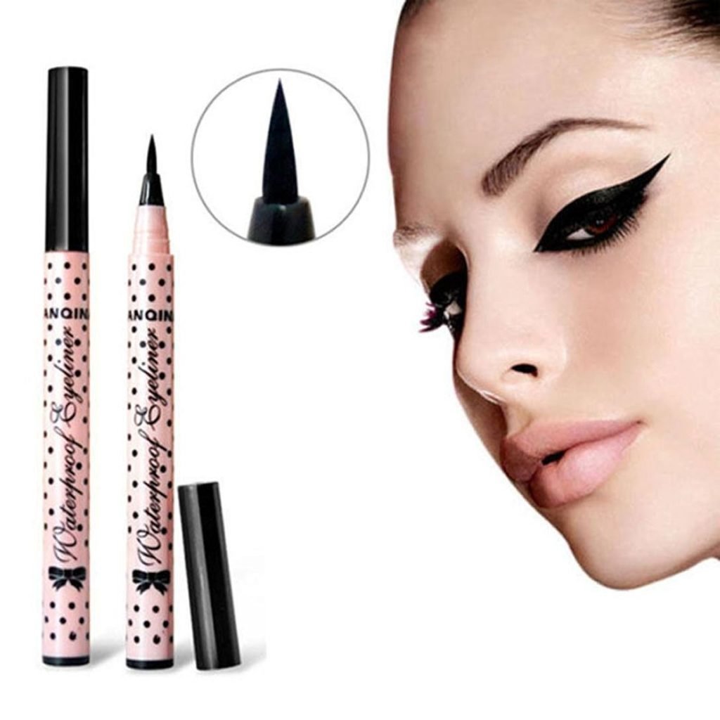 KissU Eyeliner Pen Makeup Cosmetic Black Pink Liquid Eye Liner Pencil Make Up Tool 