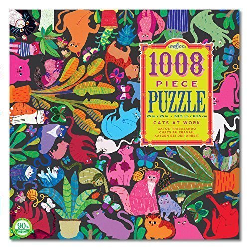 Eeboo Cats At Work 1008 Piece Puzzle