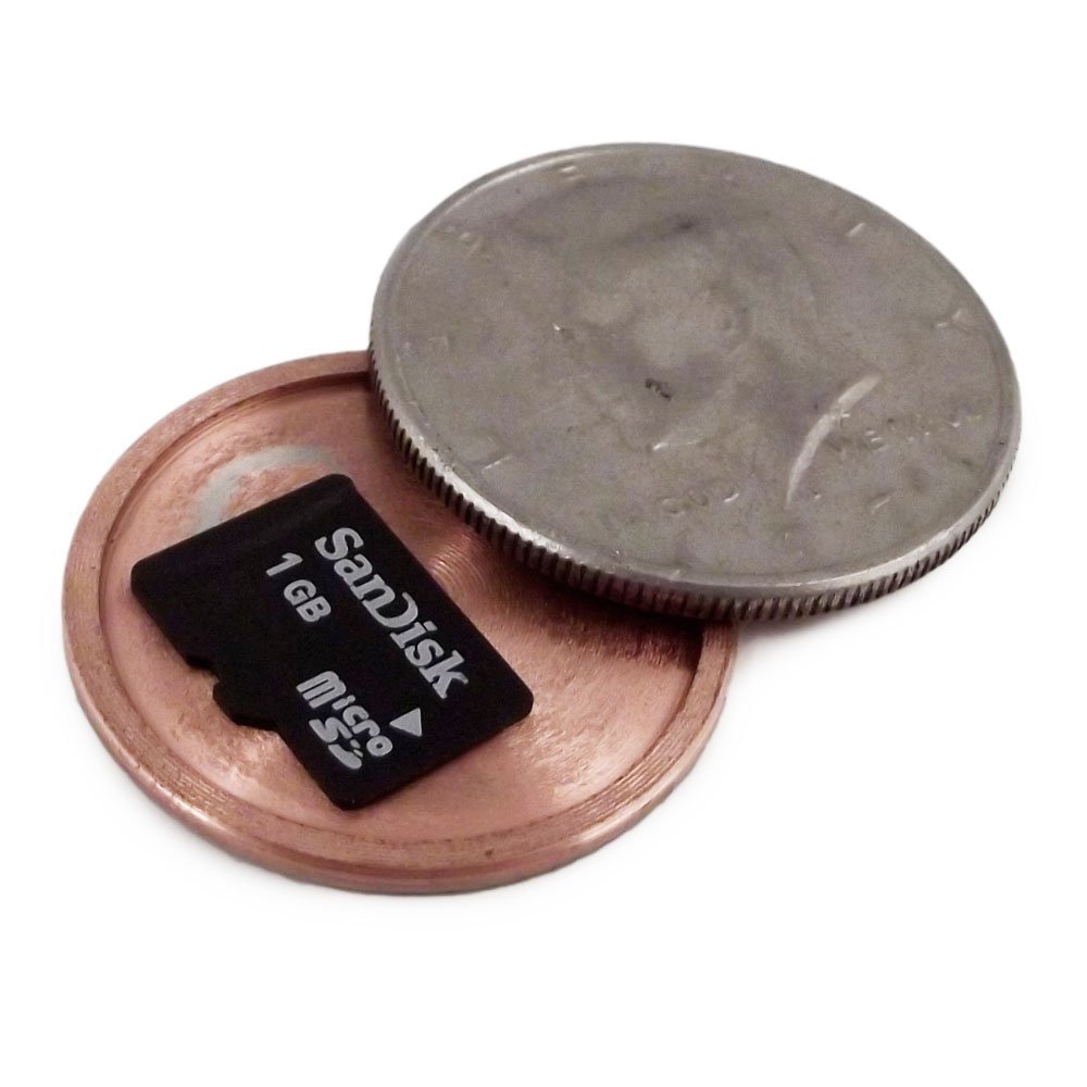 US Mint ½ Dollar - Micro SD Card Covert Coin - Secret Compartment US Half-Dollar