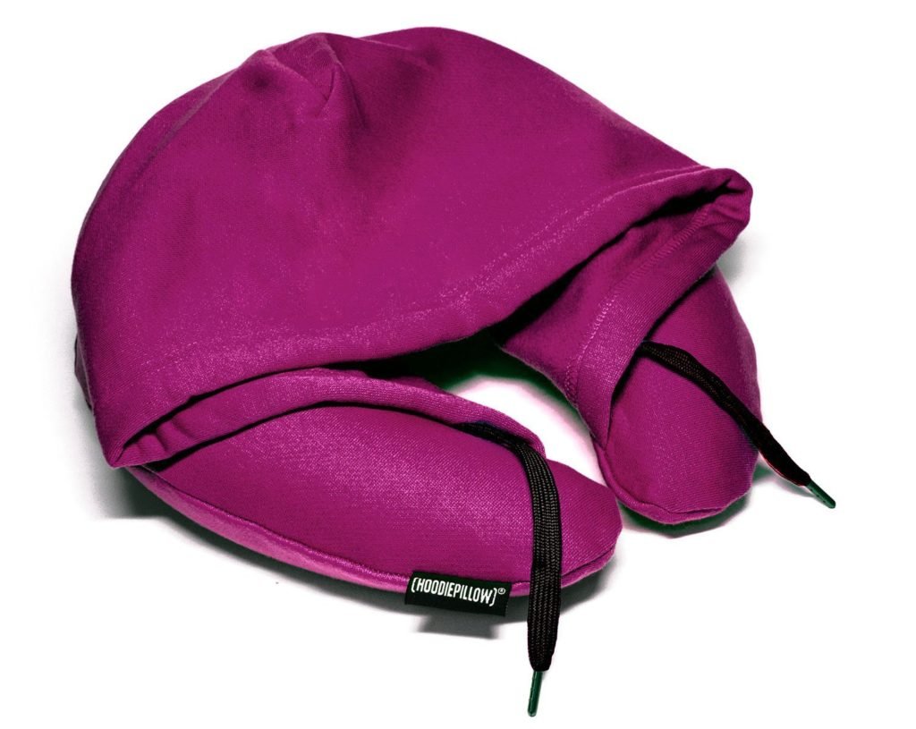 HoodiePillow Brand (Inflatable) Travel Hoodie Pillow