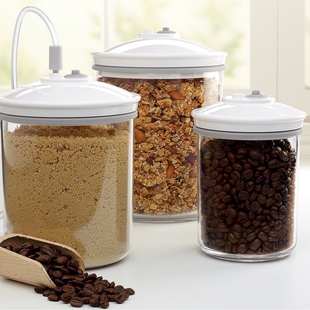 FoodSaver 3 Piece Round, BPA-free Canister Set