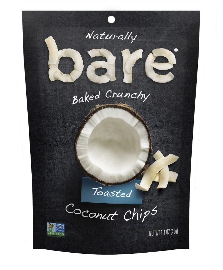 Bare Natural Coconut Chips, Toasted, Gluten Free + Baked