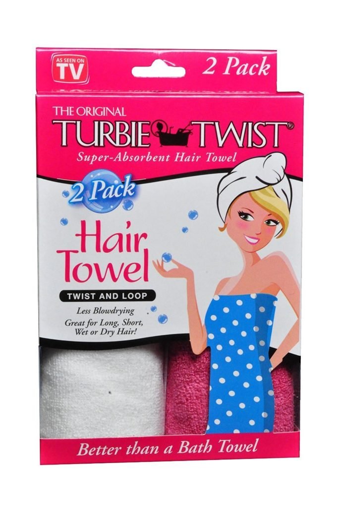 Turbie Twist Microfiber Super Absorbent Hair Towel