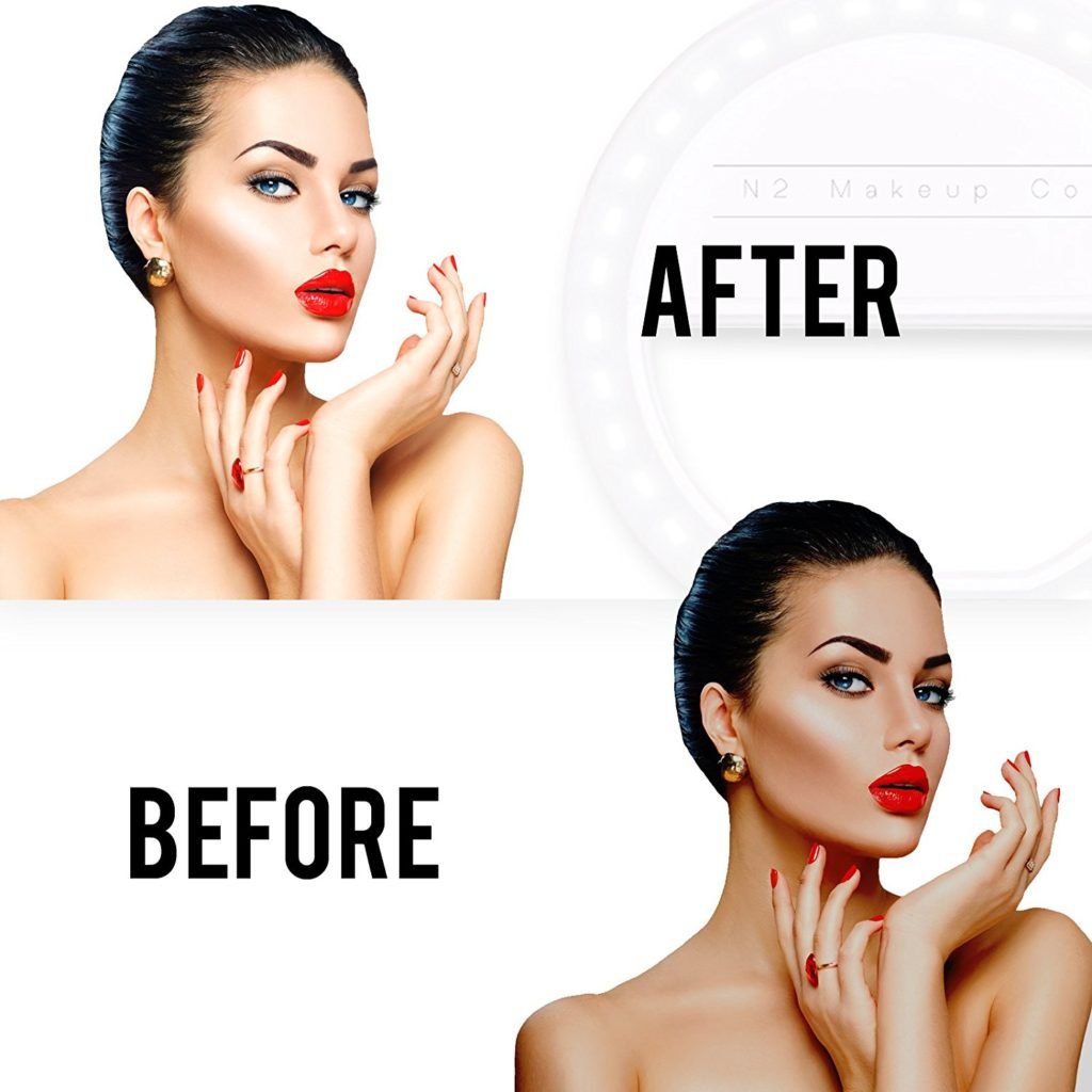 N2 Makeup Co. Selfie Ring Light for Smartphones/Tablets