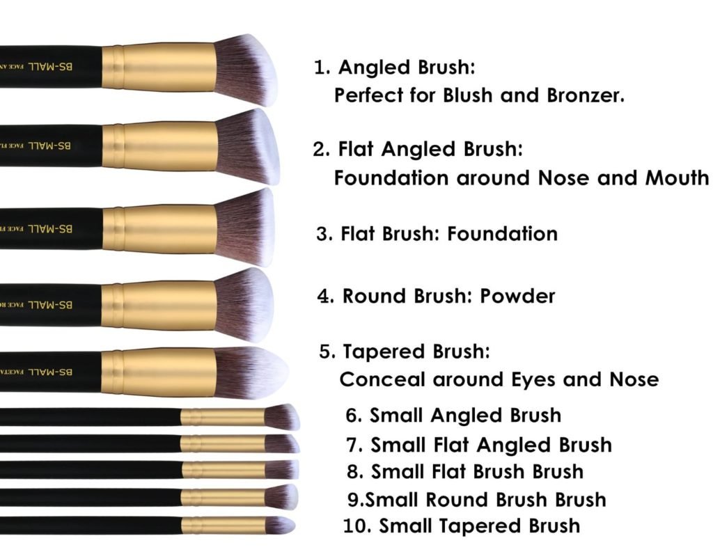 Makeup Brush Set Premium Synthetic Kabuki Cosmetics Foundation Blending Blush Eyeliner Face Powder Brush Makeup Brush Kit
