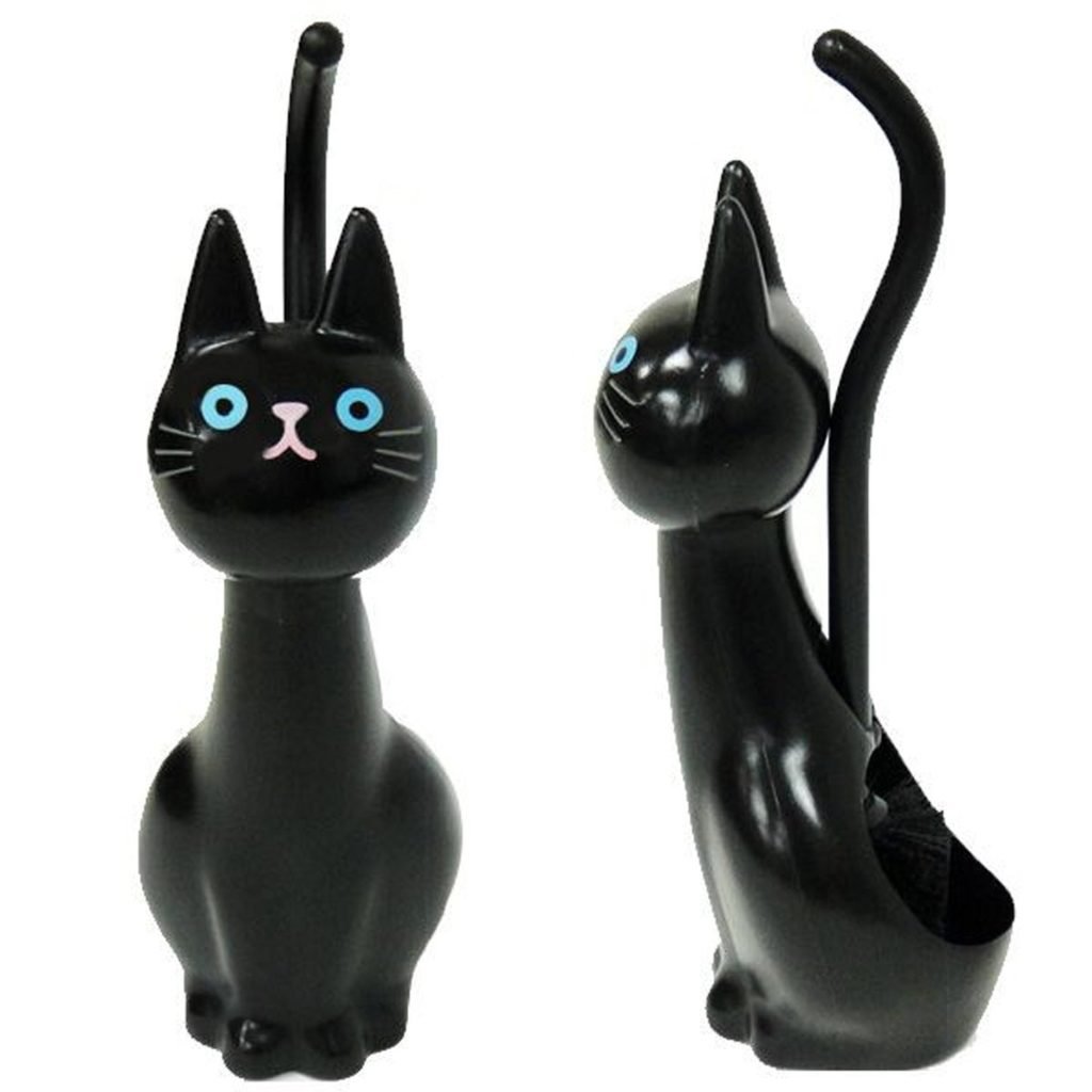 MEIHO Cat Toilet Brush Black - From Japan
