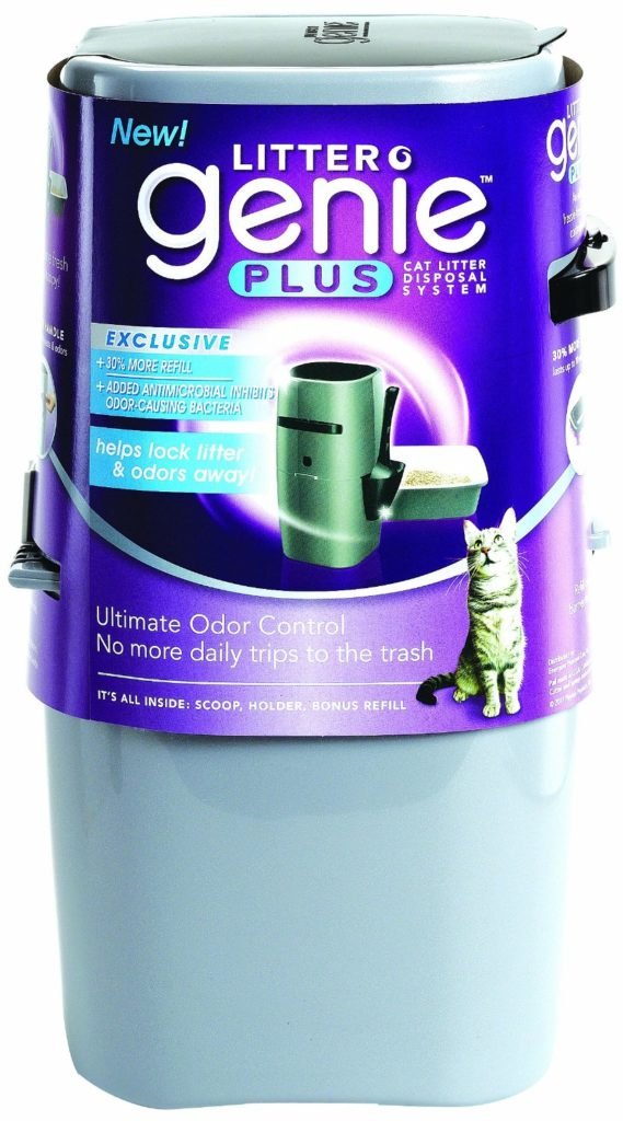 Litter Genie Plus Cat Litter Disposal System with Odor Free Pail System