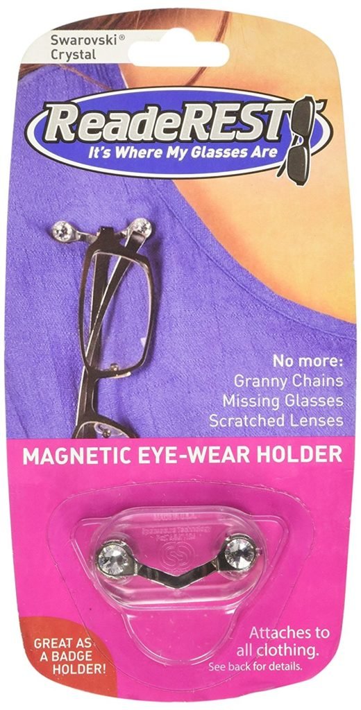 Readerest Magnetic Eye-Wear Holder, Swarovski Crystals