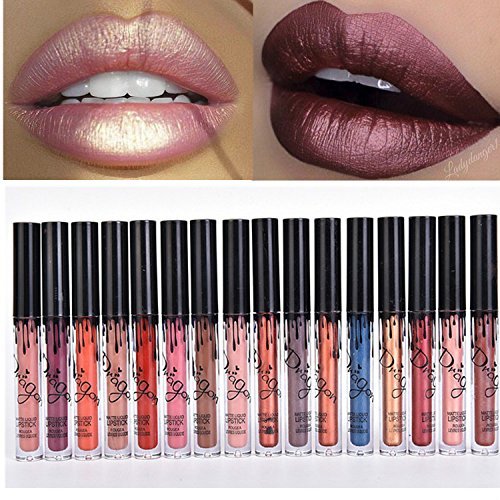 Coosa 3pcs Madly MATTE Lipstick Lipgloss Bold Vivid Color Matte Lipgloss