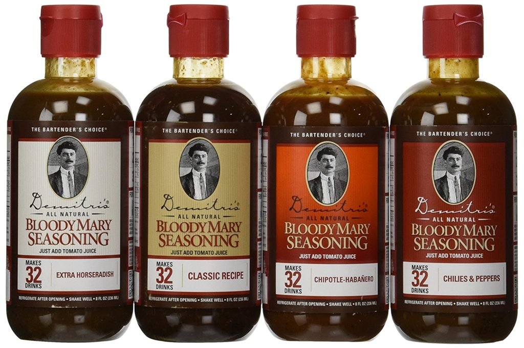 Demitri's Bloody Mary Mixes 8 oz Variety Pack - Set of 4