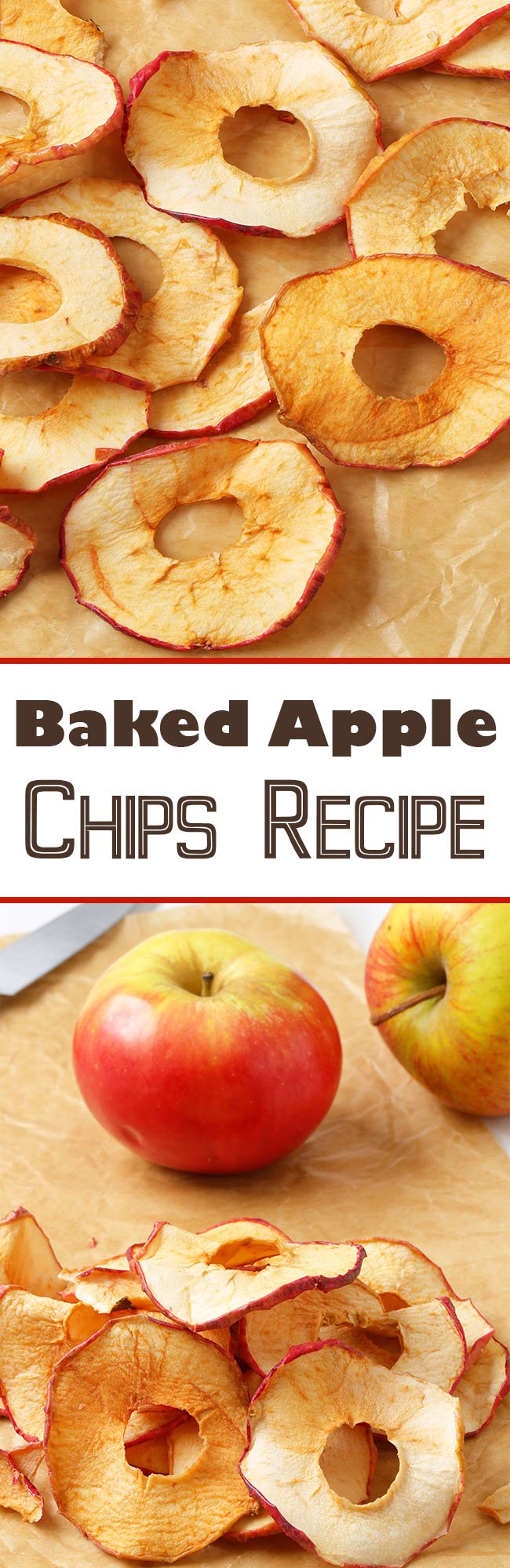 Baked #Apple Chips #Recipe